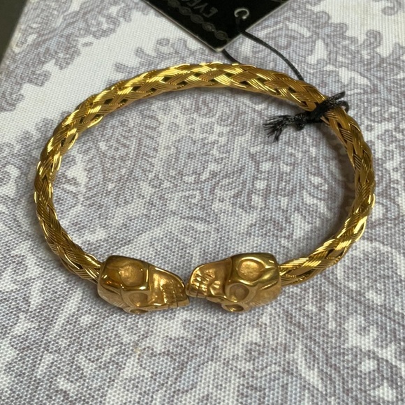 EyeCandy Men’s Collection Skull Bracelet - Picture 1 of 5